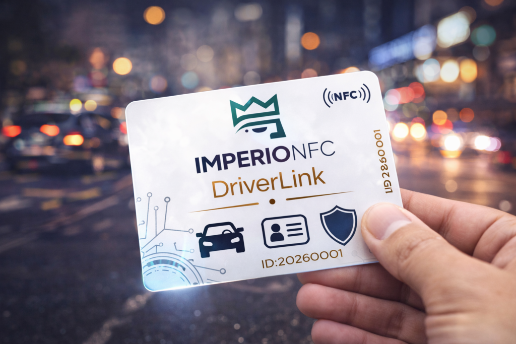 Tarjeta NFC DriverLink de ImperioNFC