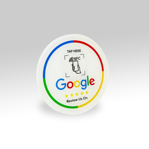 07 Pegatina Acrílica para mesas (White) NFC NTAG 215 (13,56 MHz)