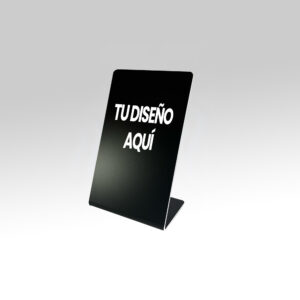 Acrílico NFC Mate Black (Personalizable) – NTAG 215 (13,56 MHz)