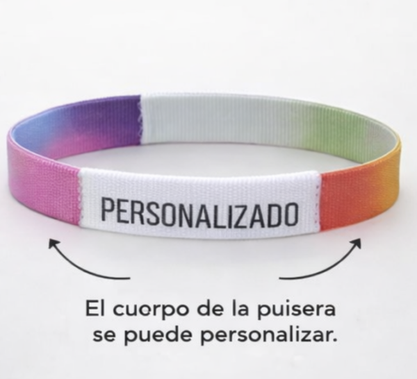 Pulsera NFC Personalizada 4 Pulseras NFC Personalizadas (Elásticas)